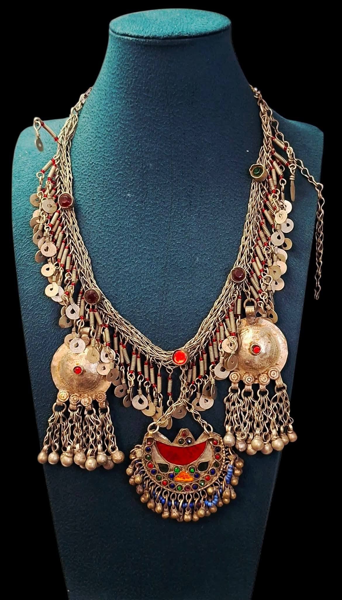 Authentic Kuchi Tribal Statement Necklace