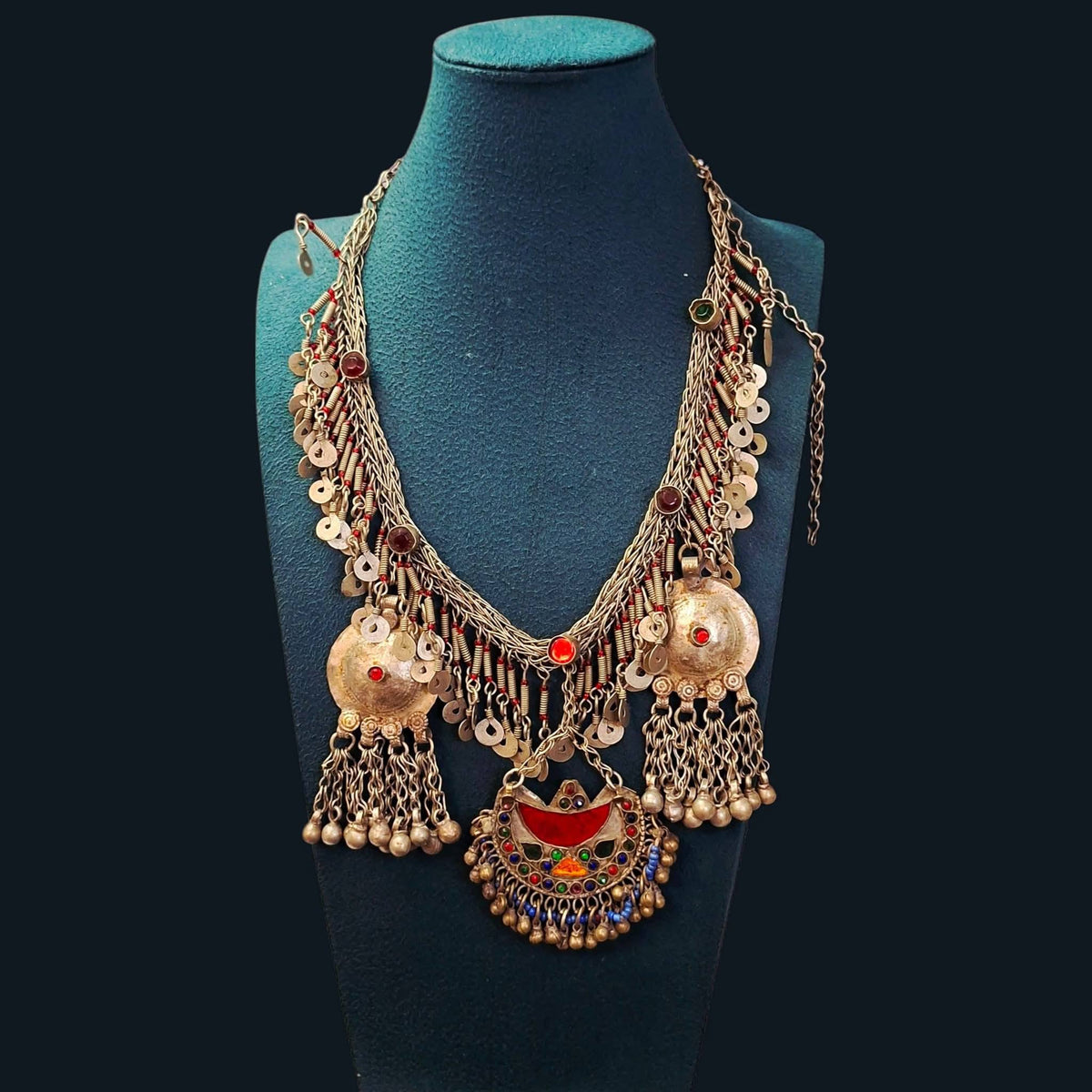 Authentic Kuchi Tribal Statement Necklace