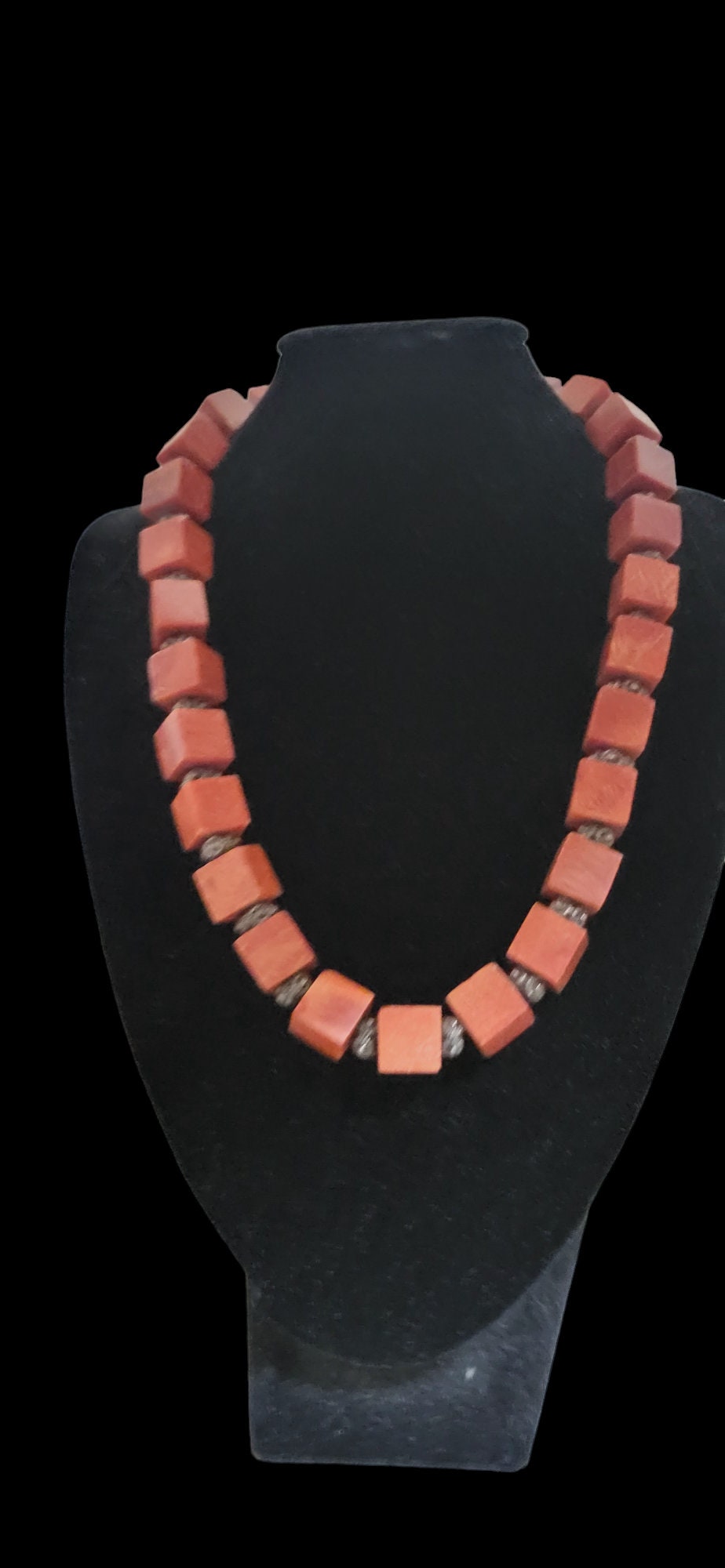 Natural Red Coral Necklace: Handcrafted Ocean Jewelry