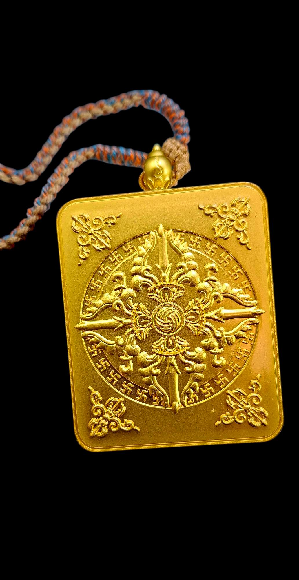 Divine Saraswati Pendant: Hindu Goddess Woven Chain Necklace