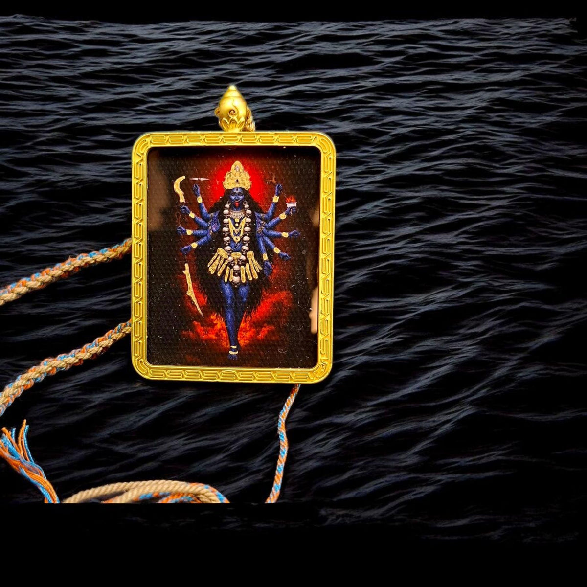Potężny Talizman Bogini Kali Kalika | Amulet Ochronny | Tantryczna Biżuteria Medytacyjna Bóstwa