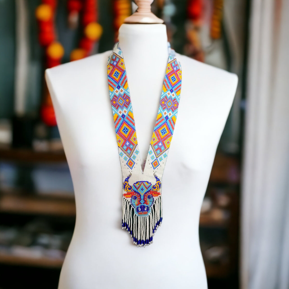 Handmade Bull Necklace