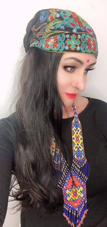 Handmade Mandala Beaded Necklace & Earrings Set