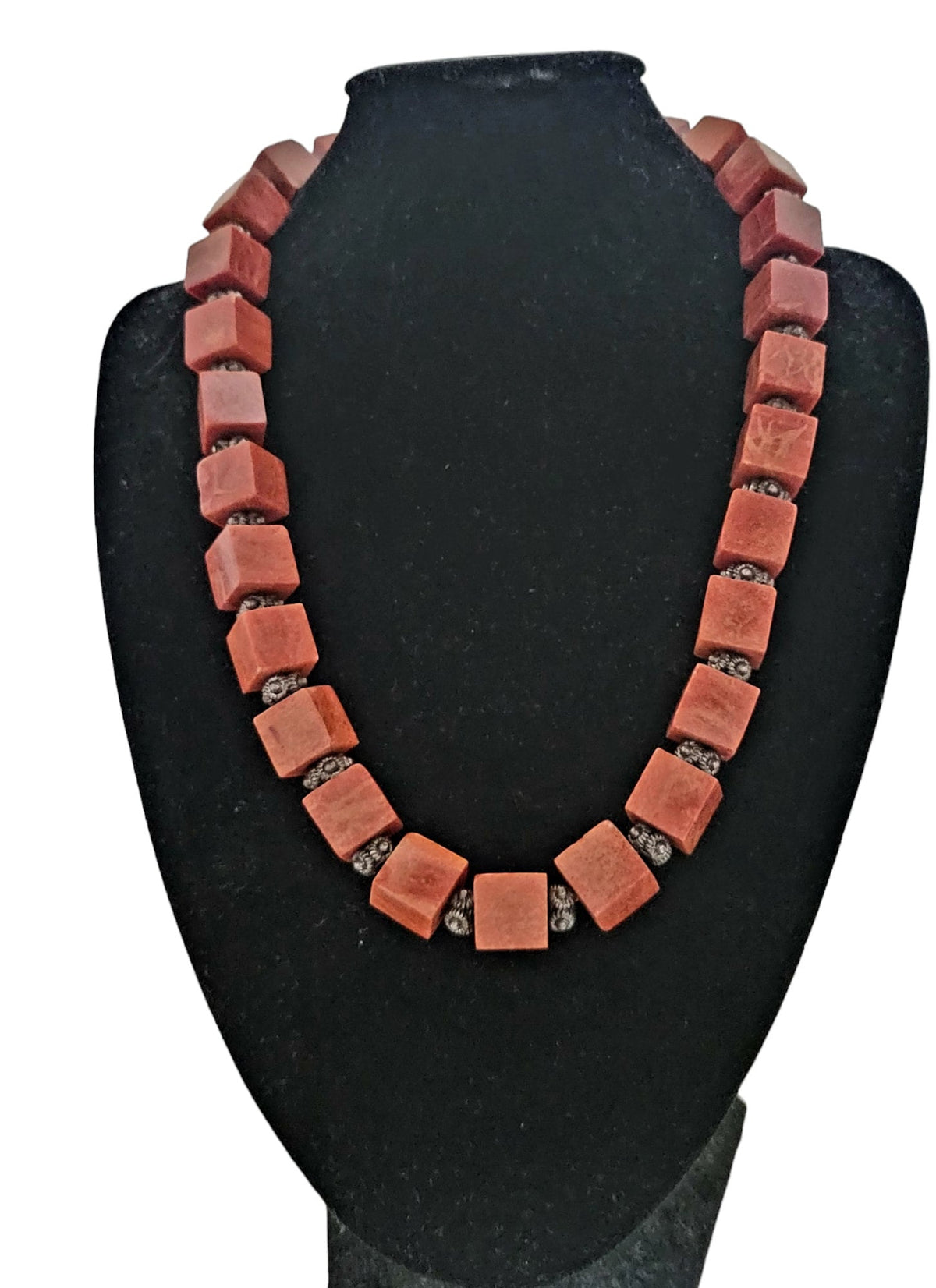 Natural Red Coral Necklace: Handcrafted Ocean Jewelry
