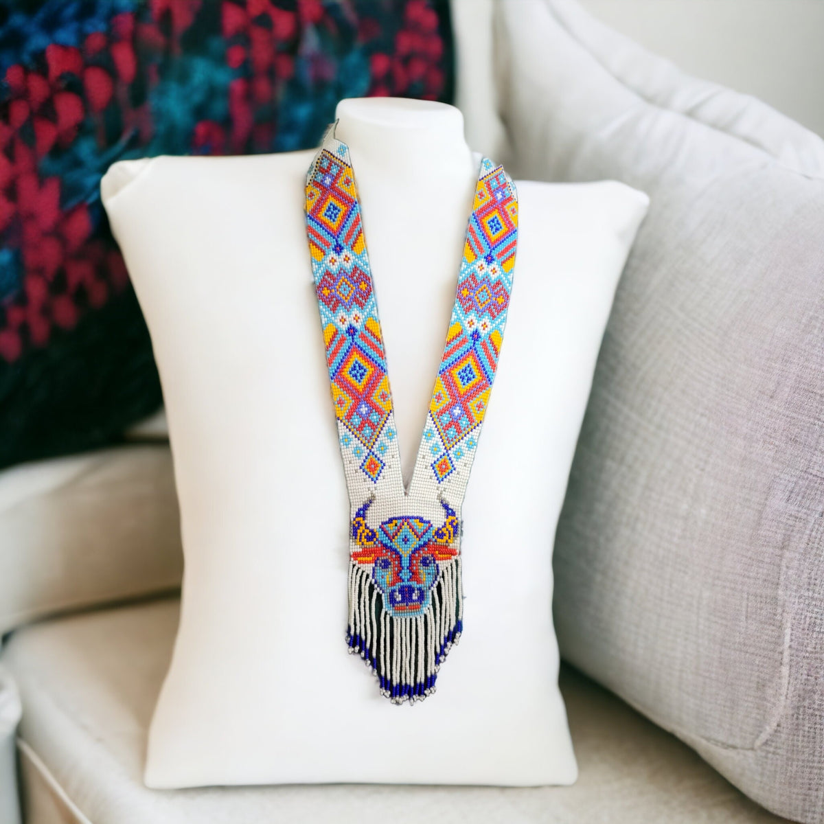 Handmade Bull Necklace