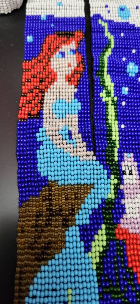 Handmade Mermaid Beaded Necklace: Ariel Inspired Jewelry
