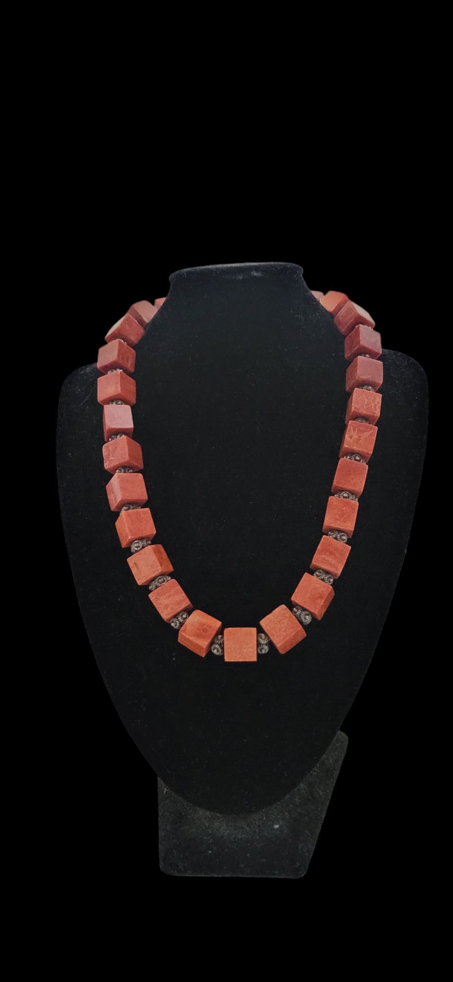 Natural Red Coral Necklace: Handcrafted Ocean Jewelry