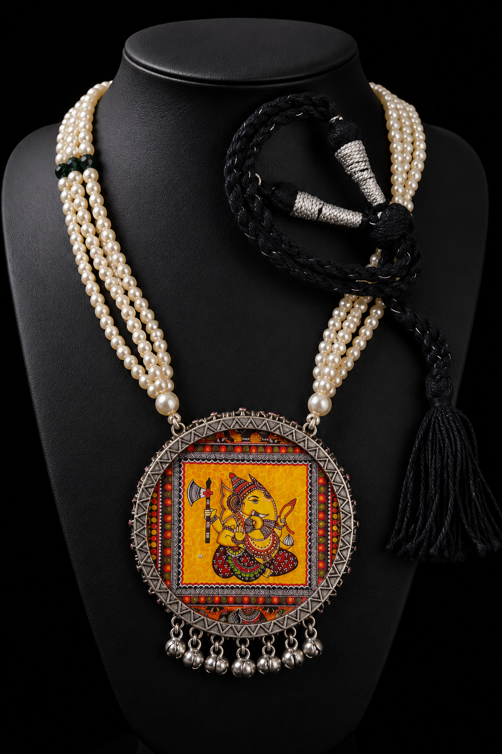 Naszyjnik Ganesha: Medalion Hinduskiego Boga, Amulet Szczęścia